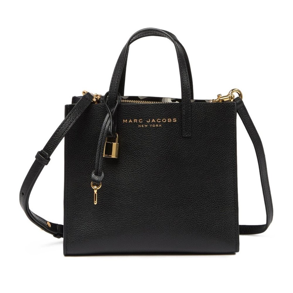 Marc Jacobs Mini Grind Coated Leather Tote